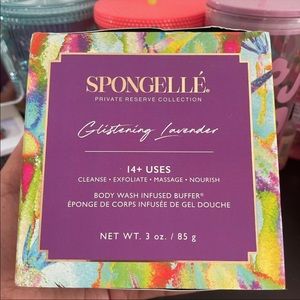 Spongelle glistening lavender